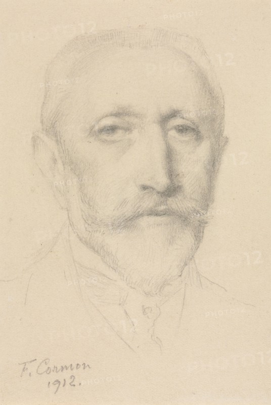Self-Portrait, 1912. Fernand Cormon (French, 1845-1924). Graphite; sheet: 11.6 x 8 cm (4 9/16 x 3 1/8 in.).