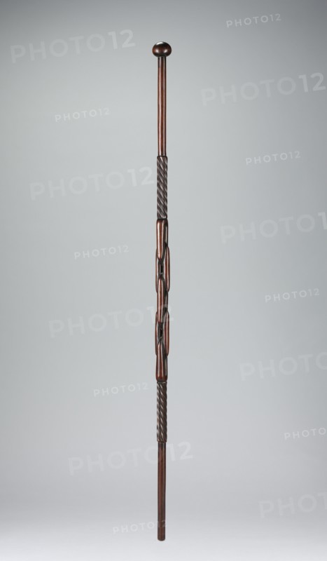 Prestige Staff, 1800s-1900s. South Africa, Tsonga or Zulu people, 19th or 20th century. Wood; overall: 116.8 cm (46 in.)