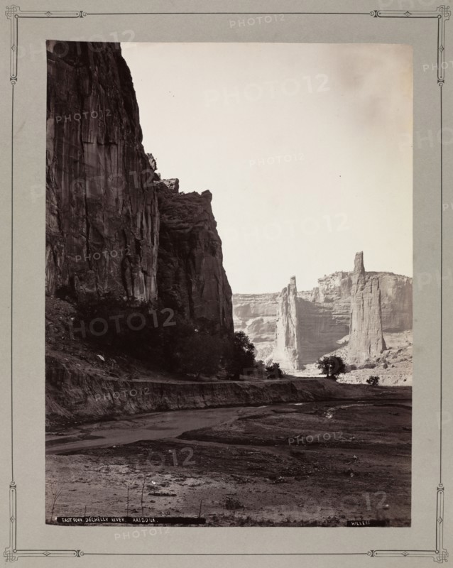 East Fork, de Chelly River, Arizona, 1879-1881. John K. Hillers (American, 1843-1925). Albumen print from wet collodion negative; image: 32.4 x 24.4 cm (12 3/4 x 9 5/8 in.); paper: 32.4 x 24.4 cm (12 3/4 x 9 5/8 in.)