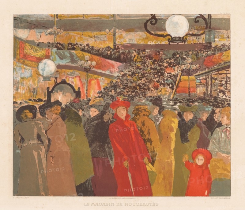 The Fancy Goods Store, 1902. Alexandre Lunois (French, 1863-1916), Ed. Sagot. Color lithograph; sheet: 56.3 x 73.2 cm (22 3/16 x 28 13/16 in.); image: 44 x 52.7 cm (17 5/16 x 20 3/4 in.)