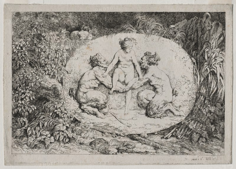 Bacchanales, 1763. Jean-Honoré Fragonard (French, 1732-1806). Etching; sheet: 15.1 x 21.3 cm (5 15/16 x 8 3/8 in.); image: 13.3 x 19.8 cm (5 1/4 x 7 13/16 in.)