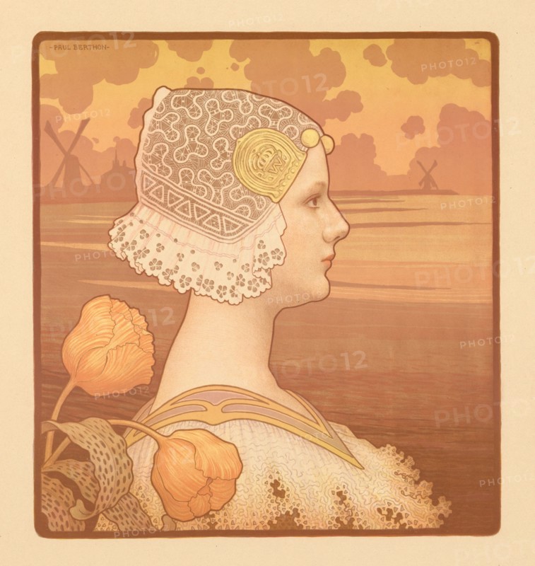 Her Most Gracious Majesty Queen Wilhelmina (Sa Très Gracieuse Majesté La Reine Wilhelmine), 1901. Paul Berthon (French, 1872-1909). Color lithograph; image: 38.6 x 35.6 cm (15 3/16 x 14 in.); sheet: 64.9 x 49.8 cm (25 9/16 x 19 5/8 in.)
