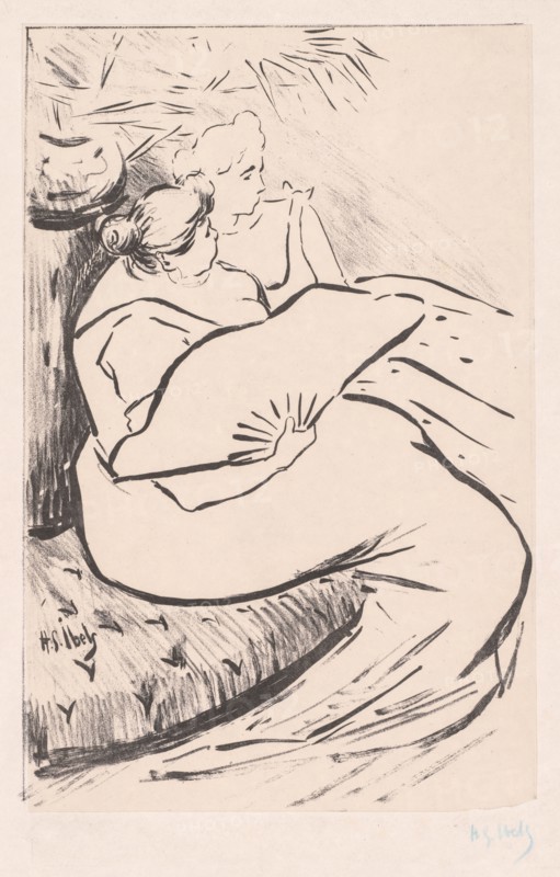 Seated Woman, ca. 1895-1900. Henri Gabriel Ibels (French, 1867-1936). Lithograph