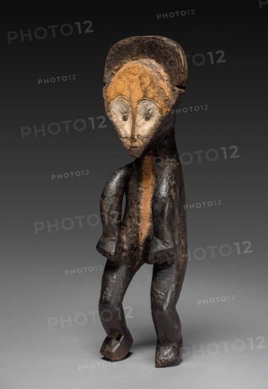 Male Figure (Ofika), late 1800s or early 1900s. Central Africa, Democratic Republic of the Congo, Mbole people. Wood