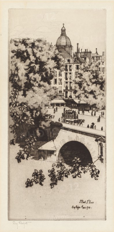 Saint-Paul-Saint-Louis, 1908. Eugène Bejot (French, 1867-1931). Etching and aquatint; platemark: 28.8 x 13.3 cm (11 5/16 x 5 1/4 in.); sheet: 37.9 x 22.1 cm (14 15/16 x 8 11/16 in.).