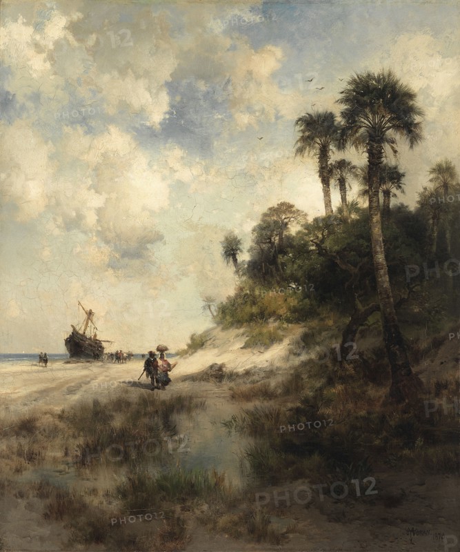 Fort George Island, Florida, 1878. Thomas Moran (American, 1837-1926). Oil on canvas; unframed: 64.8 x 54.7 cm (25 1/2 x 21 9/16 in.).
