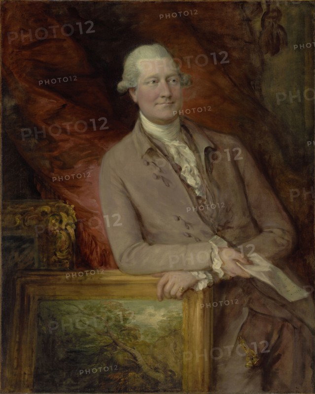 Portrait of James Christie, 1730 - 1803, Thomas Gainsborough, English, 1727 - 1788, 1778; Oil on canvas; 127.6 × 102.2 cm