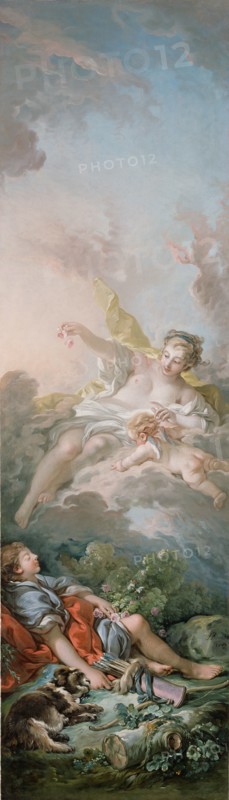 Aurora and Cephalus; François Boucher, French, 1703 - 1770, 1769; Oil on canvas; 265 x 86 cm, 104 5,16 x 33 7,8 in