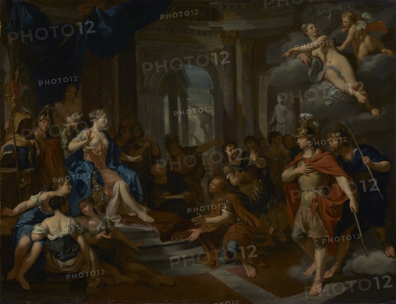 Dido and Aeneas; Nicolas Verkolye, Dutch, 1673 - 1746, The Netherlands; early 18th century; Oil on canvas; 90.2 × 117.5 cm