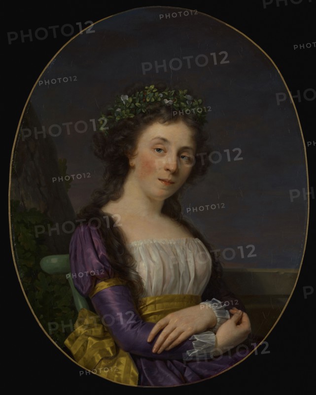 Portrait of Madame Joubert; François-Xavier Fabre, French, 1766 - 1837, 1787; Oil on canvas; 79.1 x 62.5 cm, 31 1,8 x 24 5,8 in