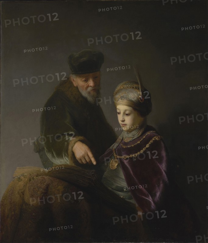 A Young Scholar and his Tutor; Workshop of Rembrandt Harmensz. van Rijn, Dutch, 1606 - 1669, about 1629 - 1630; Oil on canvas