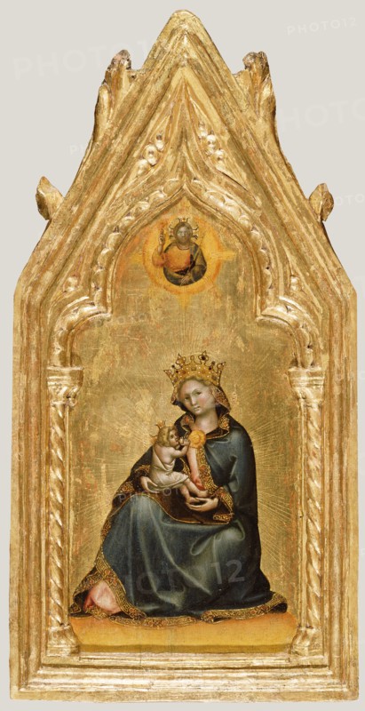 Madonna of Humility; Guariento di Arpo, Italian, active 1338 - 1367,1370, Italy; about 1345–1350; Tempera and gold leaf