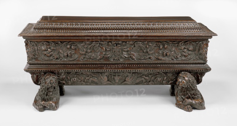 One of a pair of Chests; Attributed to Antonio Maffei, Italian, Umbrian, died 1601, active about 1554, Italy; 1550 - 1600