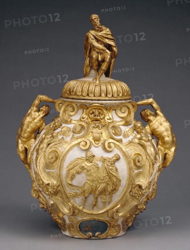 Mithridatum Drug Jar; Attributed to Annibale Fontana, Italian, about 1540 - 1587, Milan, possibly, Northern Italy, Italy