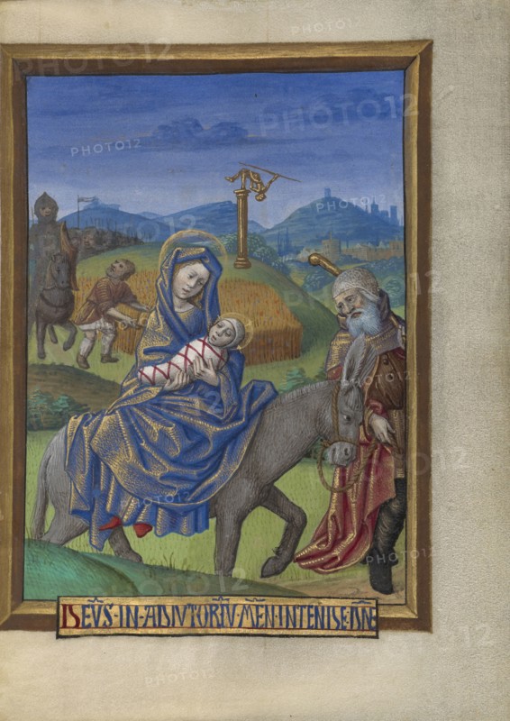 The Flight into Egypt; Georges Trubert, French, active Provence, France 1469 - 1508, Provence, France; about 1480 - 1490