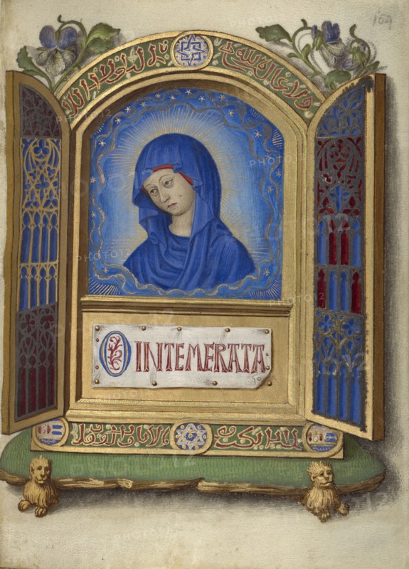 Portable Altarpiece with the Weeping Madonna; Georges Trubert, French, active Provence, France 1469 - 1508, Provence, France
