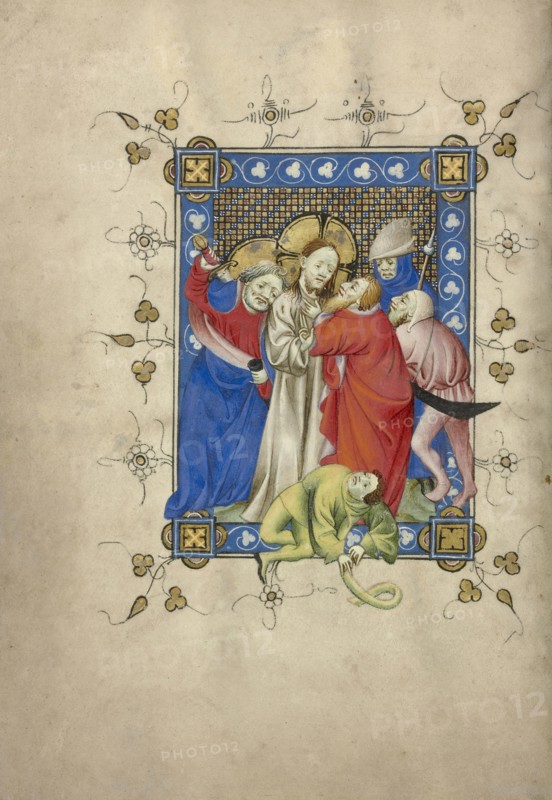 The Betrayal of Christ; Masters of Dirc van Delf, Dutch, active about 1400 - about 1410, Utrecht, probably, Netherlands