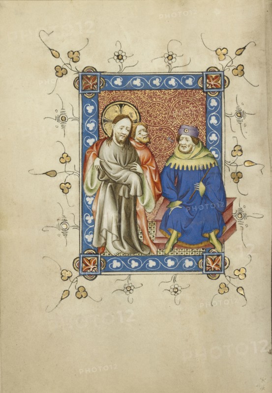 Christ before Pilate; Masters of Dirc van Delf, Dutch, active about 1400 - about 1410, Utrecht, probably, Netherlands