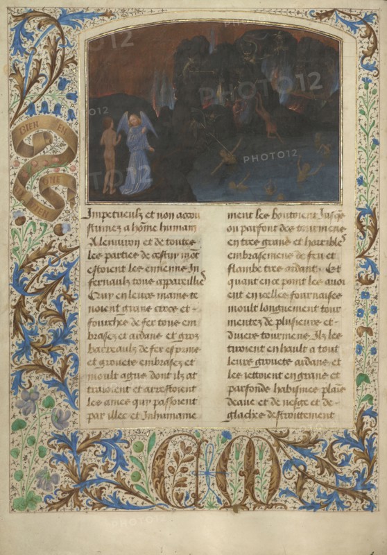 The Torment of Unbelievers and Heretics; Simon Marmion, Flemish, active 1450 - 1489, Valenciennes, France; 1475; Tempera colors