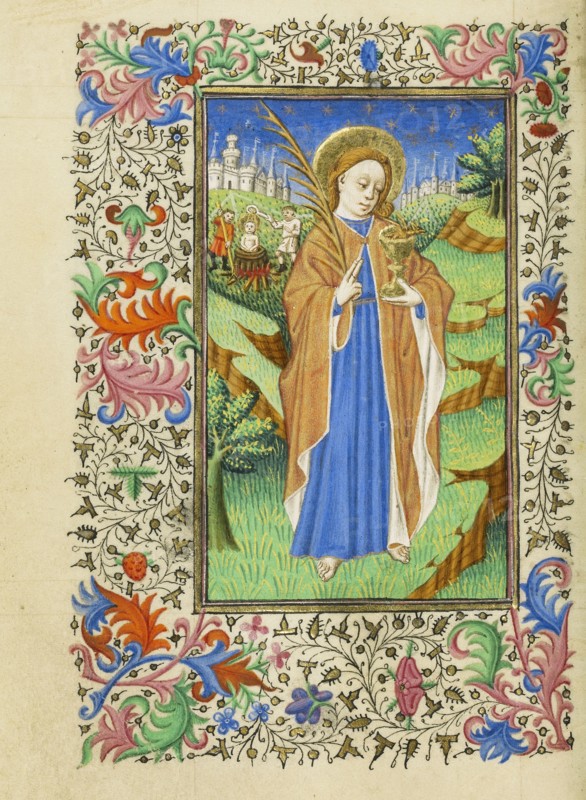 Saint John the Evangelist; Master of Sir John Fastolf, French, active before about 1420 - about 1450, or England; about 1430