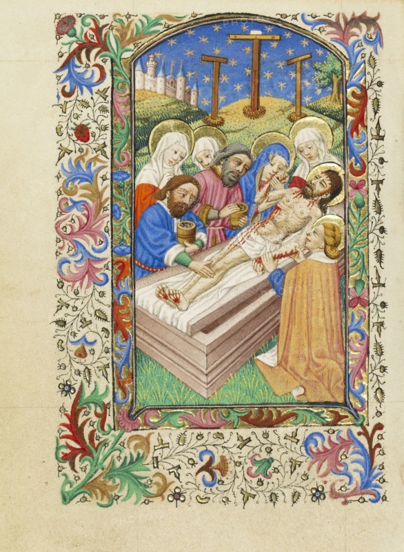 The Entombment; Master of Sir John Fastolf, French, active before about 1420 - about 1450, or England; about 1430 - 1440