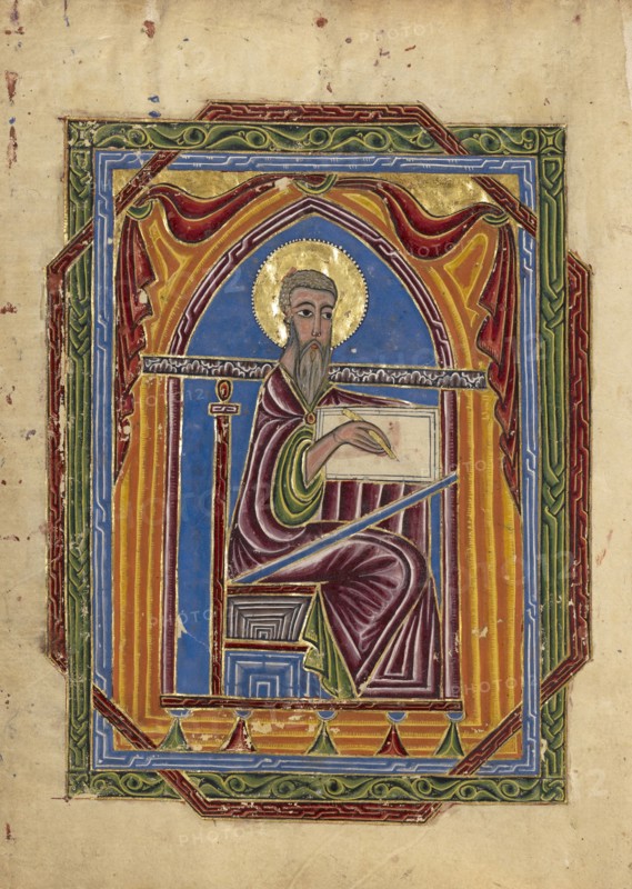 Saint Matthew; Mesrop of Khizan, Armenian, active 1605 - 1651, Isfahan, Persia; 1615; Tempera colors, gold paint, and gold leaf