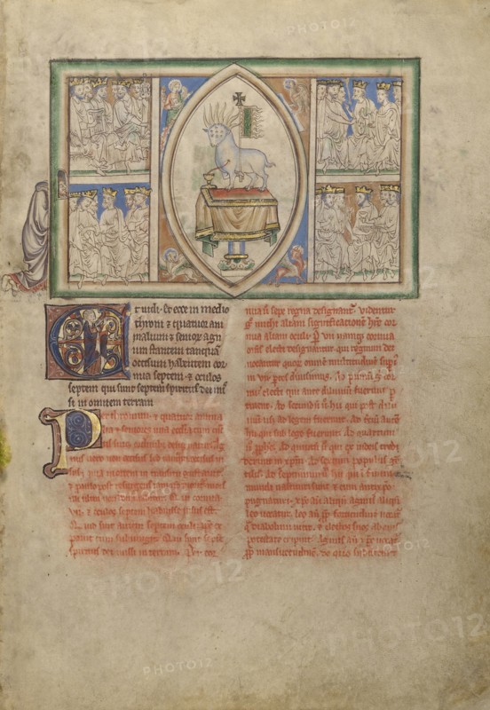 The Vision of the Lamb in the Midst of the Four Living Creatures and the Twenty-Four Elders; London, probably, England