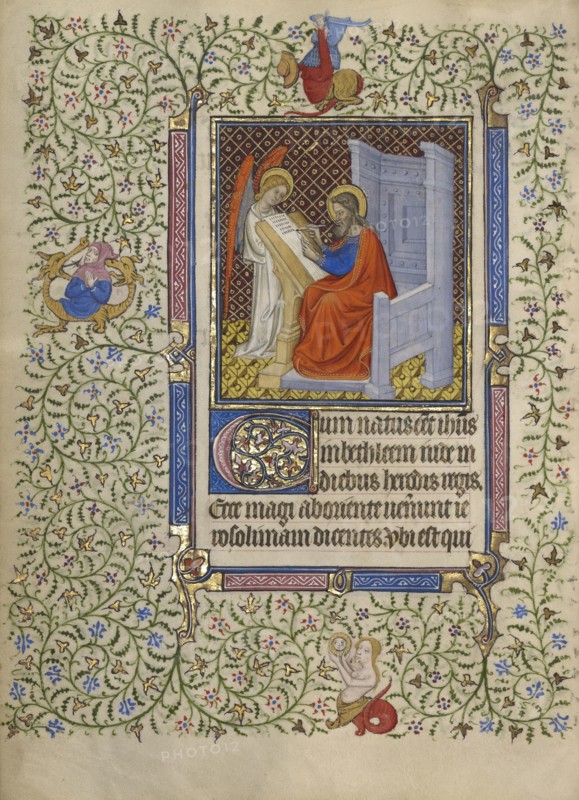 Saint Matthew; Follower of the Egerton Master, French , Netherlandish, active about 1405 - 1420, Paris, France; about 1410