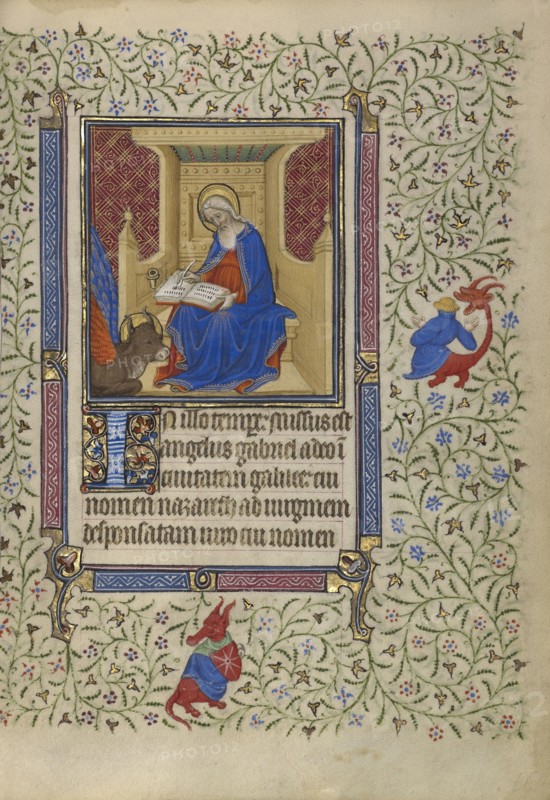 Saint Luke; Follower of the Egerton Master, French , Netherlandish, active about 1405 - 1420, Paris, France; about 1410