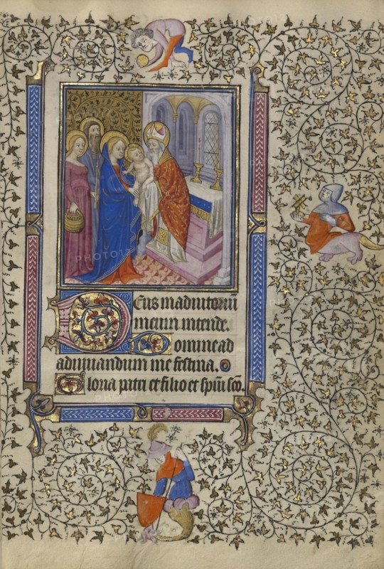 The Presentation in the Temple; Follower of the Egerton Master, French , Netherlandish, active about 1405 - 1420, Paris, France