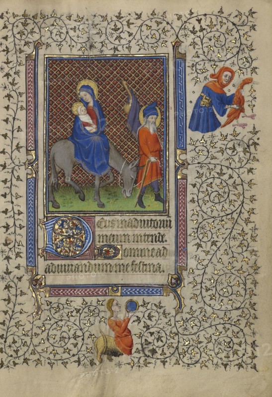 The Flight into Egypt; Follower of the Egerton Master, French , Netherlandish, active about 1405 - 1420, Paris, France