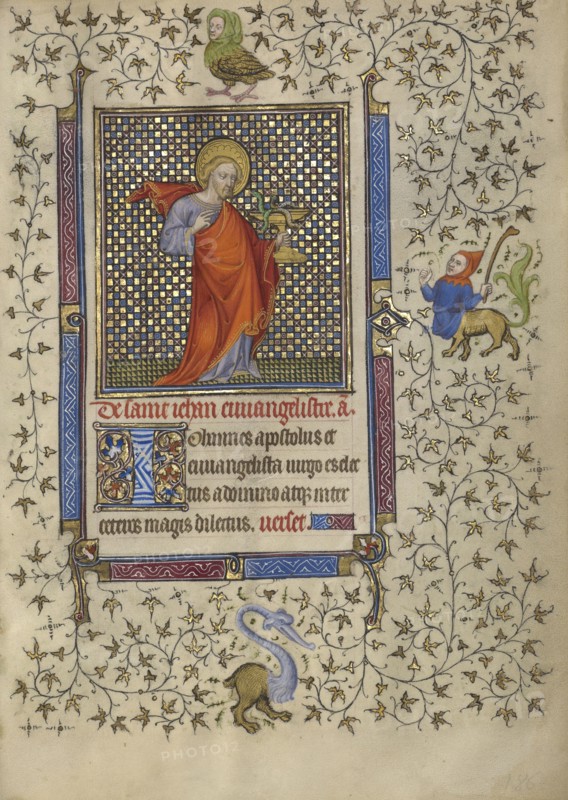 Saint John the Evangelist; Follower of the Egerton Master, French , Netherlandish, active about 1405 - 1420, Paris, France