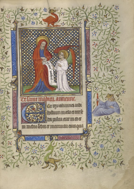 Saint Matthew; Follower of the Egerton Master, French , Netherlandish, active about 1405 - 1420, Paris, France; about 1410