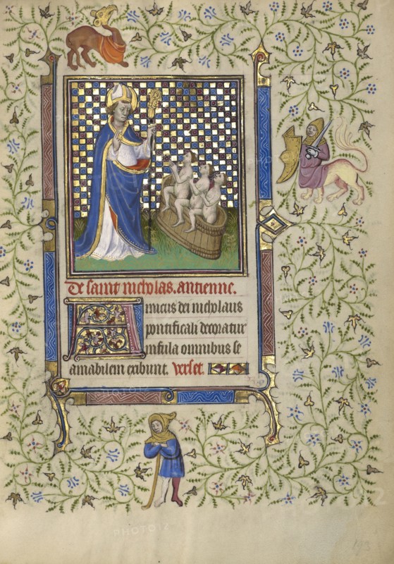 Saint Nicholas; Follower of the Egerton Master, French , Netherlandish, active about 1405 - 1420, Paris, France; about 1410