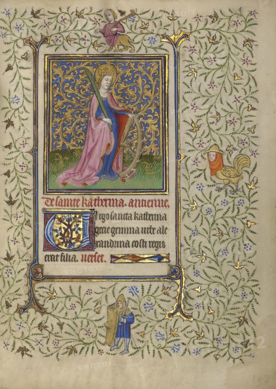 Saint Catherine; Follower of the Egerton Master, French , Netherlandish, active about 1405 - 1420, Paris, France; about 1410