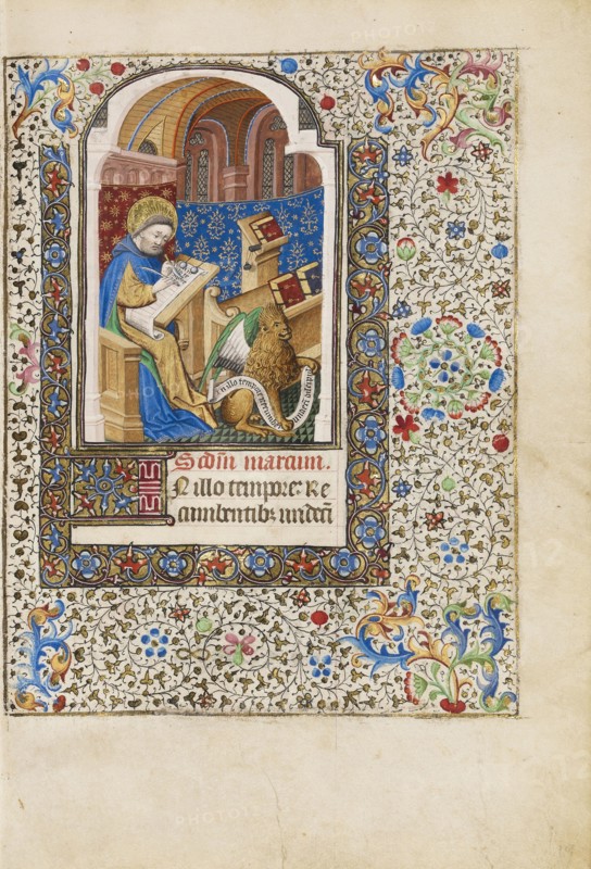 Saint Mark; Workshop of the Bedford Master, French, active first half of 15th century, Paris, France; about 1440 - 1450