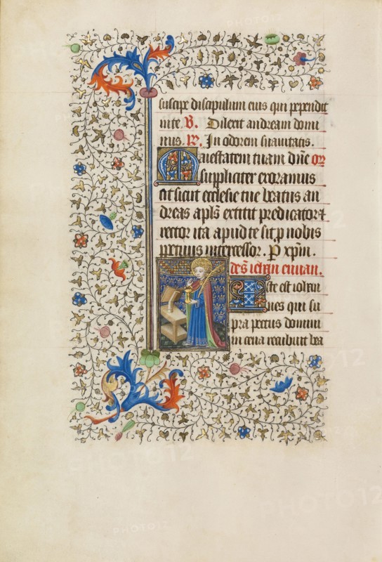 Saint John the Evangelist with the Poisoned Chalice; Workshop of the Bedford Master, French, active first half of 15th century