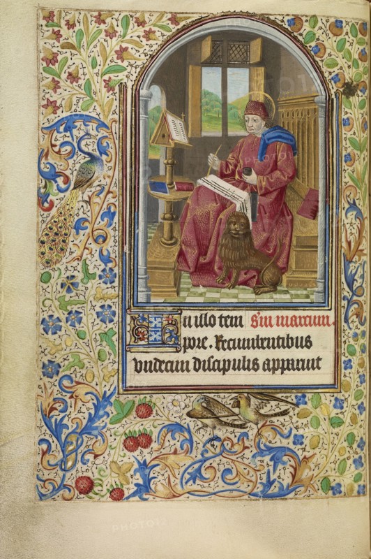 Saint Mark; Master of Jacques of Luxembourg, French, active about 1460 - 1470, Flanders, or, Belgium; about 1466 - 1470