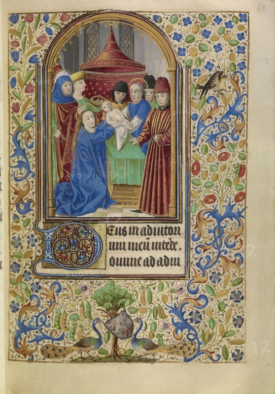 The Presentation in the Temple; Master of Jacques of Luxembourg, French, active about 1460 - 1470, Flanders, or, Belgium