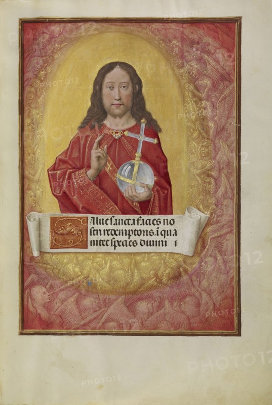 Christ in Majesty; Workshop of Master of the First Prayer Book of Maximilian, Flemish, active about 1475 - 1515, Bruges