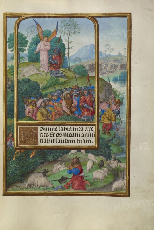 Scenes from the Life of Gideon and Moses and the Burning Bush; Master of James IV of Scotland, Flemish, before 1465 - about 1541