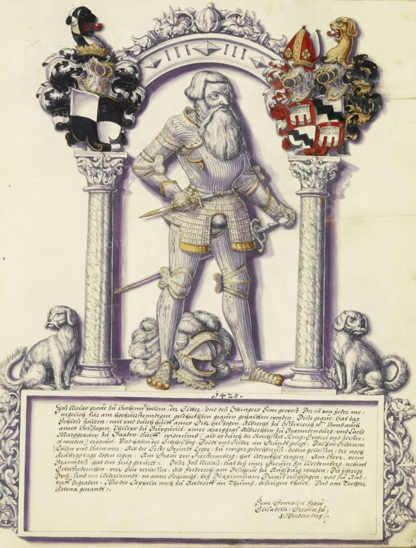 Jost Nicholas Hohenzollern; Jörg Ziegler, German, early 16th century - 1574,1577, Augsburg, probably, Germany; about 1572; Pen