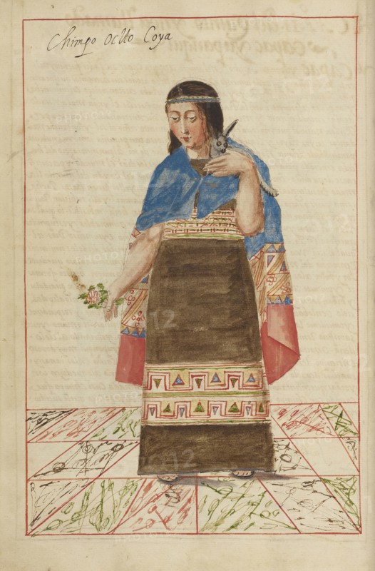 Chimpo Ocllo; Madrid, Spain; completed in 1616; Ms. Ludwig XIII 16, fol. 31v