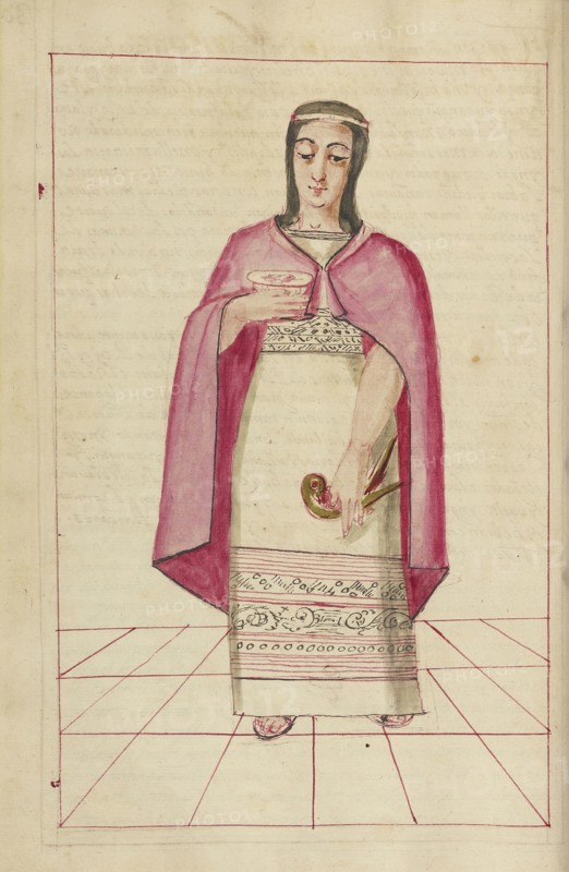 Mama Ana Huarque; La Plata, Bolivia; completed in 1616; Ms. Ludwig XIII 16, fol. 46v