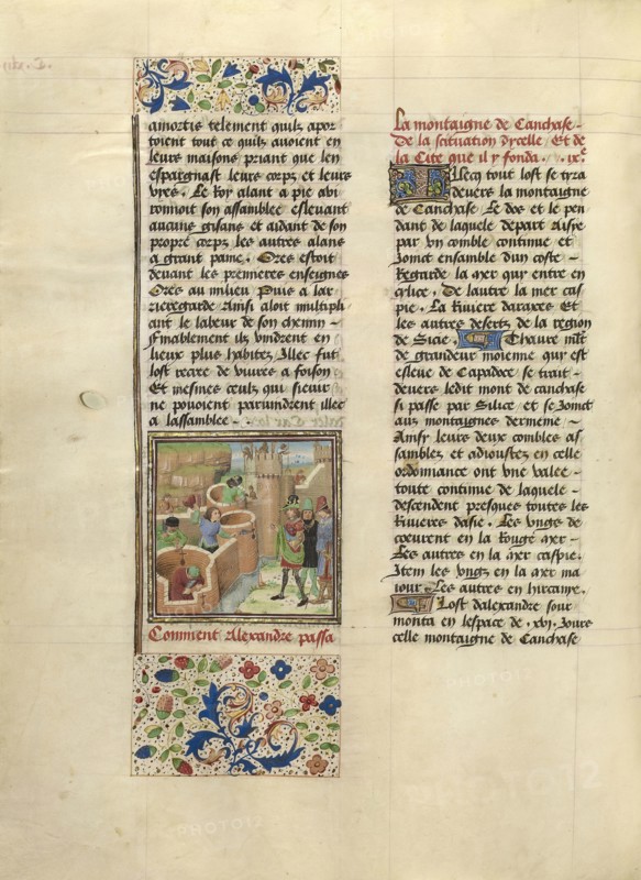 The Founding of Alexandria-in-Caucaso; Master of the Jardin de vertueuse consolation and assistant, Flemish