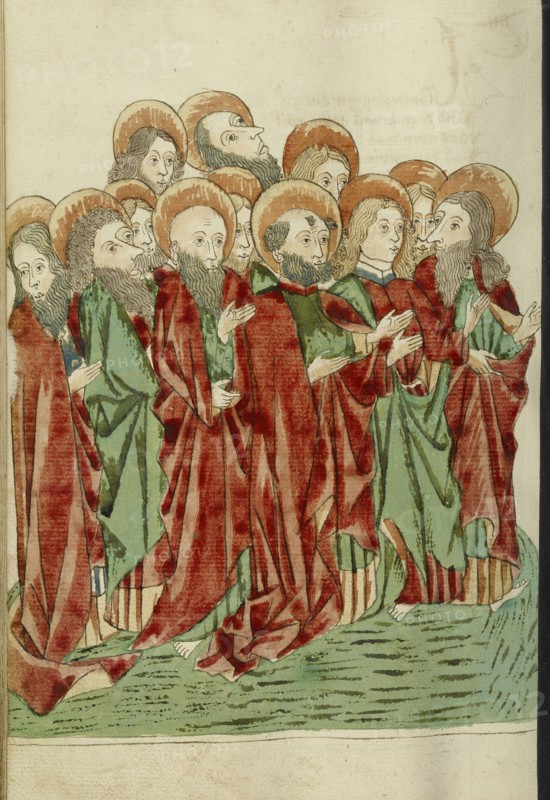 The Twelve Apostles; Follower of Hans Schilling, German, active 1459 - 1467, from the Workshop of Diebold Lauber German