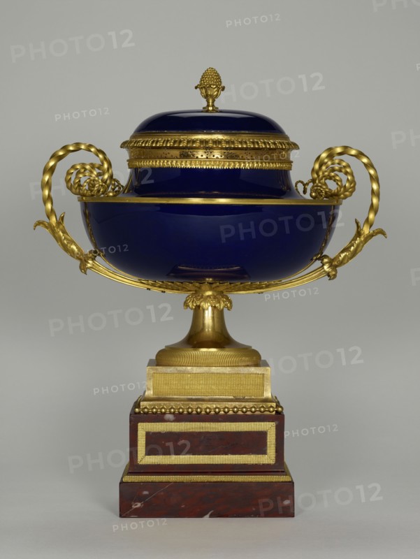 Lidded Bowl, vase cassolette, Mounts attributed to Pierre-Philippe Thomire, French, 1751 - 1843, master 1772), Sèvres