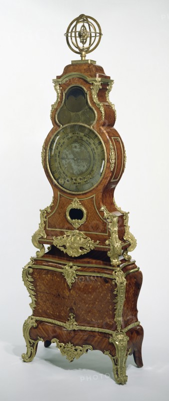Planisphere Clock; Movement by Alexandre Fortier, French, about 1700 - 1770, and case attributed to Jean-Pierre Latz French
