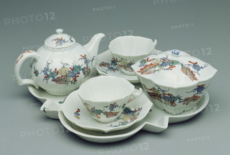 Tea Service; Chantilly Porcelain Manufactory, French, active about 1725 - about 1792, Chantilly, France; about 1730 - 1735