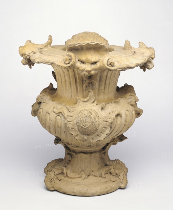 Possibly a Model for a Ceramic Vase; China; about 1725 - 1730; Terracotta; 32.4 x 29.8 x 29.8 cm, 12 3,4 x 11 3,4 x 11 3,4 in